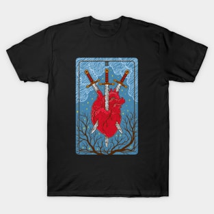 Tarot card - Three Of Swords T-Shirt